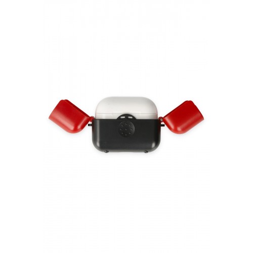 Newface Airpods 3 (3.nesil) Basmalı Kılıf - Siyah-Kırmızı Newface Airpods 3 (3.nesil) Basmalı Kılıf - Siyah-Kırmızı