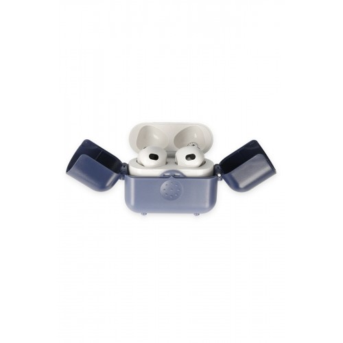 Newface Airpods 3 (3.nesil) Basmalı Kılıf - Mavi-Lacivert Newface Airpods 3 (3.nesil) Basmalı Kılıf - Mavi-Lacivert