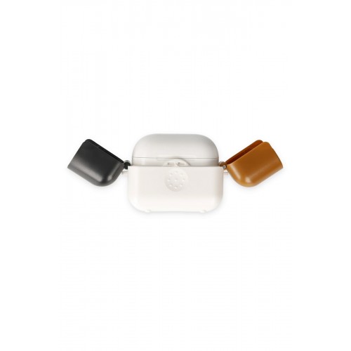 Newface Airpods 3 (3.nesil) Basmalı Kılıf - Beyaz-Siyah-Kahverengi Newface Airpods 3 (3.nesil) Basmalı Kılıf - Beyaz-Siyah-Kahverengi