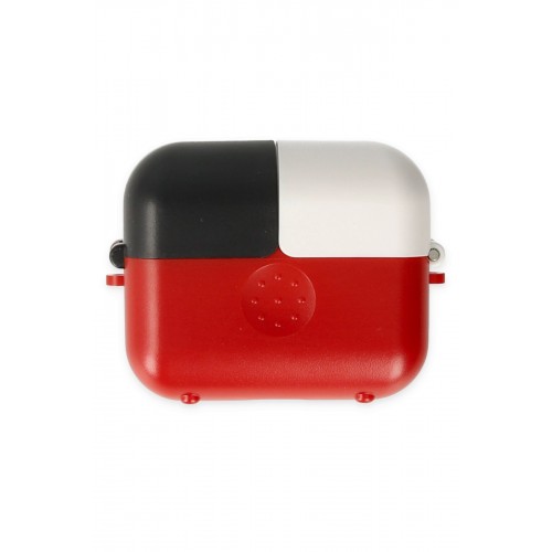 Newface Airpods 3 (3.nesil) Basmalı Kılıf - Kırmızı-Siyah-Beyaz Newface Airpods 3 (3.nesil) Basmalı Kılıf - Kırmızı-Siyah-Beyaz