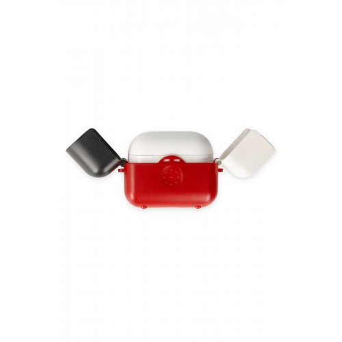 Newface Airpods 3 (3.nesil) Basmalı Kılıf - Kırmızı-Siyah-Beyaz Newface Airpods 3 (3.nesil) Basmalı Kılıf - Kırmızı-Siyah-Beyaz