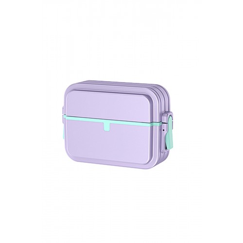 Newface Airpods Pro (1.nesil) 404 Kilitli Kılıf - Lila