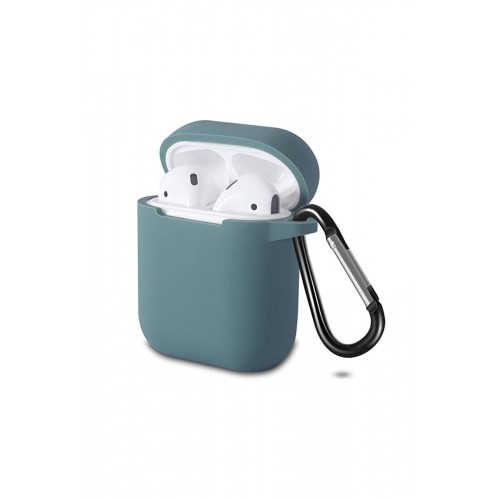 Newface Airpods 2 (2.nesil) Sert Silikon Kılıf - Turkuaz Newface Airpods 2 (2.nesil) Sert Silikon Kılıf - Turkuaz