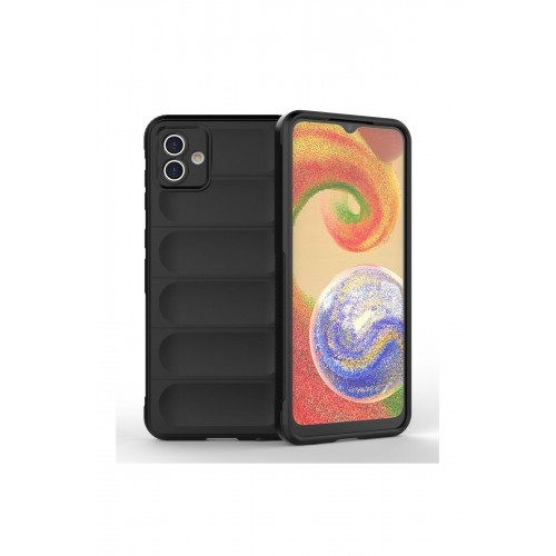Newface Samsung Galaxy A04E Kılıf Optimum Silikon - Siyah Newface Samsung Galaxy A04E Kılıf Optimum Silikon - Siyah