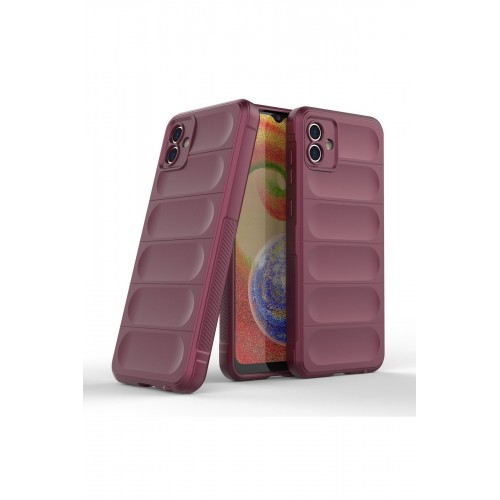 Newface Samsung Galaxy A04E Kılıf Optimum Silikon - Bordo Newface Samsung Galaxy A04E Kılıf Optimum Silikon - Bordo