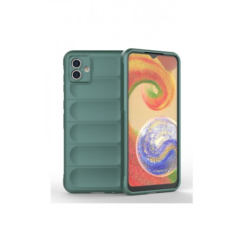 Newface Samsung Galaxy A04E Kılıf Optimum Silikon - Koyu Yeşil Newface Samsung Galaxy A04E Kılıf Optimum Silikon - Koyu Yeşil
