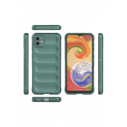 Newface Samsung Galaxy A04E Kılıf Optimum Silikon - Koyu Yeşil Newface Samsung Galaxy A04E Kılıf Optimum Silikon - Koyu Yeşil