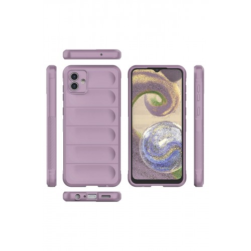 Newface Samsung Galaxy A04E Kılıf Optimum Silikon - Mor Newface Samsung Galaxy A04E Kılıf Optimum Silikon - Mor