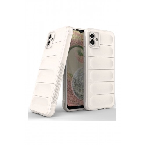 Newface Samsung Galaxy A04E Kılıf Optimum Silikon - Krem Newface Samsung Galaxy A04E Kılıf Optimum Silikon - Krem