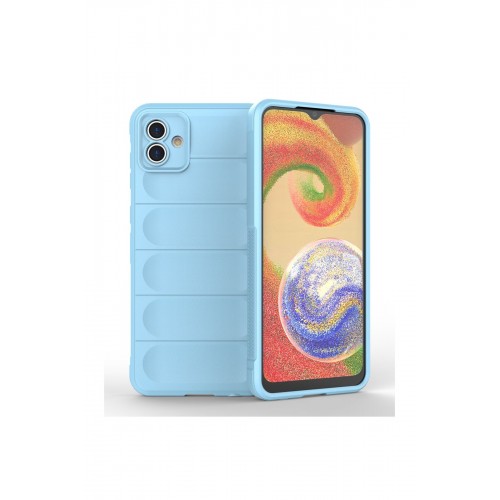 Newface Samsung Galaxy A04E Kılıf Optimum Silikon - Sky Blue Newface Samsung Galaxy A04E Kılıf Optimum Silikon - Sky Blue