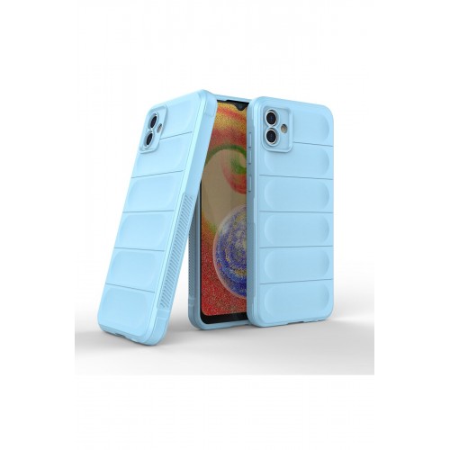 Newface Samsung Galaxy A04E Kılıf Optimum Silikon - Sky Blue Newface Samsung Galaxy A04E Kılıf Optimum Silikon - Sky Blue