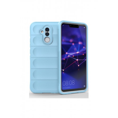 Newface Huawei Mate 20 Lite Kılıf Optimum Silikon - Sky Blue