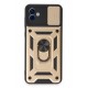 Newface Samsung Galaxy A04E Kılıf Pars Lens Yüzüklü Silikon - Gold Newface Samsung Galaxy A04E Kılıf Pars Lens Yüzüklü Silikon - Gold