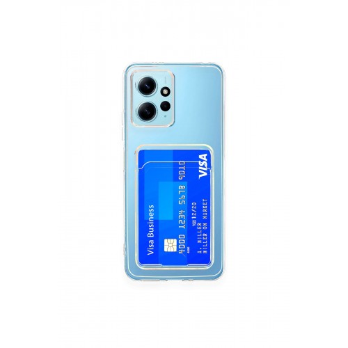 Newface Xiaomi Redmi Note 12 4G Kılıf Kart Şeffaf Silikon - Şeffaf Newface Xiaomi Redmi Note 12 4G Kılıf Kart Şeffaf Silikon - Şeffaf