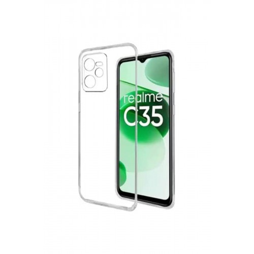 Newface Realme C35 Kılıf Lüx Şeffaf Silikon Newface Realme C35 Kılıf Lüx Şeffaf Silikon