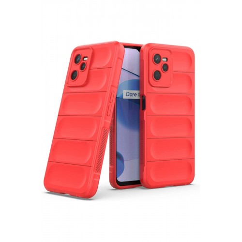 Newface Realme C35 Kılıf Optimum Silikon - Kırmızı Newface Realme C35 Kılıf Optimum Silikon - Kırmızı