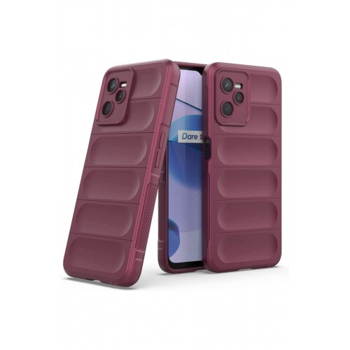 Newface Realme C35 Kılıf Optimum Silikon - Bordo Newface Realme C35 Kılıf Optimum Silikon - Bordo