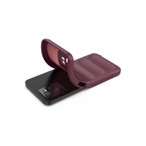 Newface Realme C35 Kılıf Optimum Silikon - Bordo Newface Realme C35 Kılıf Optimum Silikon - Bordo