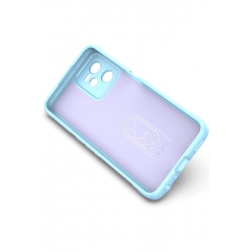 Newface Realme C35 Kılıf Optimum Silikon - Sky Blue Newface Realme C35 Kılıf Optimum Silikon - Sky Blue