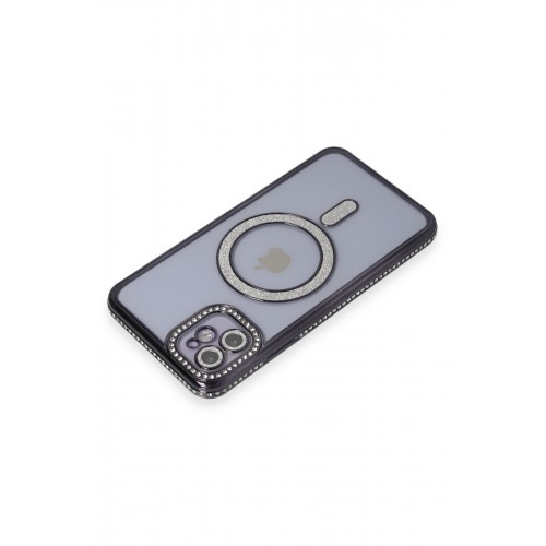 Newface iPhone 11 Kılıf Joke Simli Magneticsafe Kılıf - Siyah Newface iPhone 11 Kılıf Joke Simli Magneticsafe Kılıf - Siyah