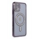 Newface iPhone 11 Kılıf Joke Simli Magneticsafe Kılıf - Derin Mor Newface iPhone 11 Kılıf Joke Simli Magneticsafe Kılıf - Derin Mor