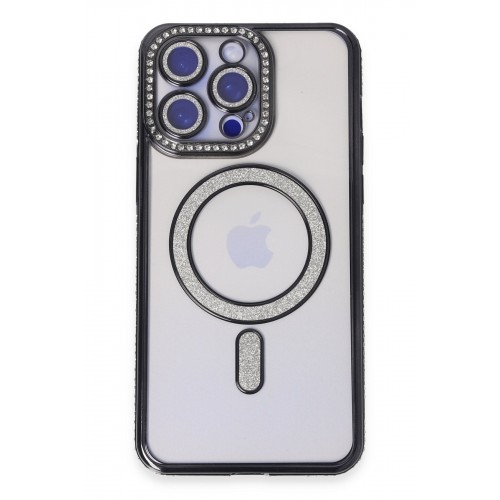 Newface iPhone 14 Pro Kılıf Joke Simli Magneticsafe Kılıf - Siyah Newface iPhone 14 Pro Kılıf Joke Simli Magneticsafe Kılıf - Siyah