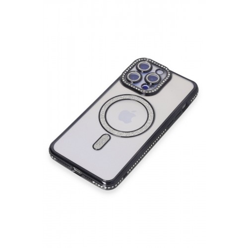Newface iPhone 14 Pro Kılıf Joke Simli Magneticsafe Kılıf - Siyah Newface iPhone 14 Pro Kılıf Joke Simli Magneticsafe Kılıf - Siyah