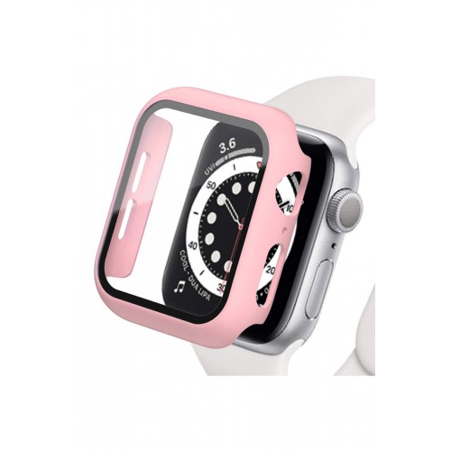 Newface Apple Watch 38mm Camlı Kasa Ekran Koruyucu - Rose Gold Newface Apple Watch 38mm Camlı Kasa Ekran Koruyucu - Rose Gold