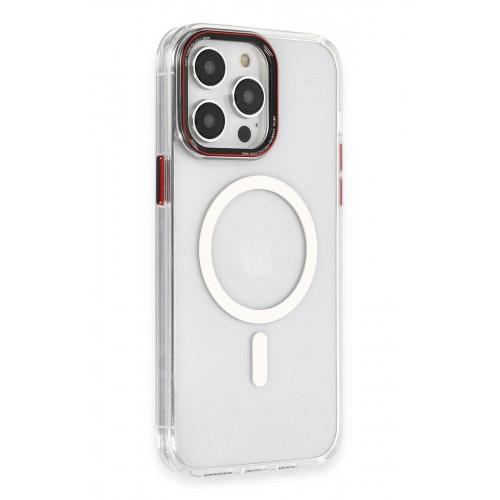Newface iPhone 14 Pro Max Kılıf Dinamik Magneticsafe Silikon - Şeffaf Newface iPhone 14 Pro Max Kılıf Dinamik Magneticsafe Silikon - Şeffaf