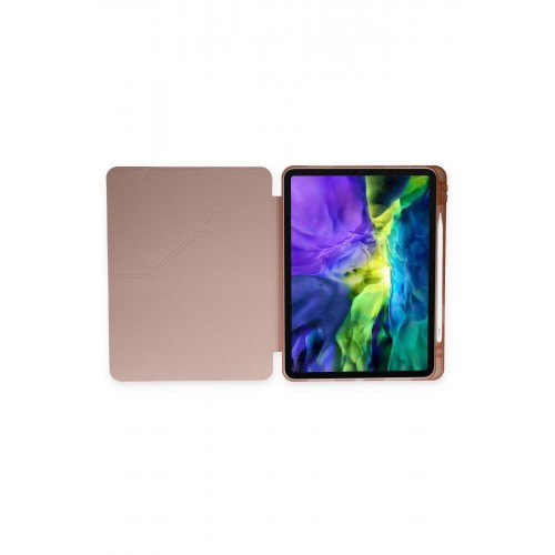 Newface iPad 10.2 (7.nesil) Kılıf Kalemlikli Hugo Tablet Kılıfı - Rose Gold Newface iPad 10.2 (7.nesil) Kılıf Kalemlikli Hugo Tablet Kılıfı - Rose Gold
