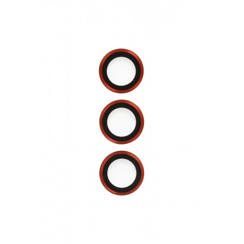 Newface Samsung Galaxy S23 Plus Metal Kamera Lens - Kırmızı