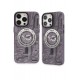 Newface iPhone 14 Pro Max Kılıf Apollo Magneticsafe Desenli Kapak - Apollo Mor - 5