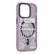 Newface iPhone 14 Pro Kılıf Apollo Magneticsafe Desenli Kapak - Apollo Mor - 6
