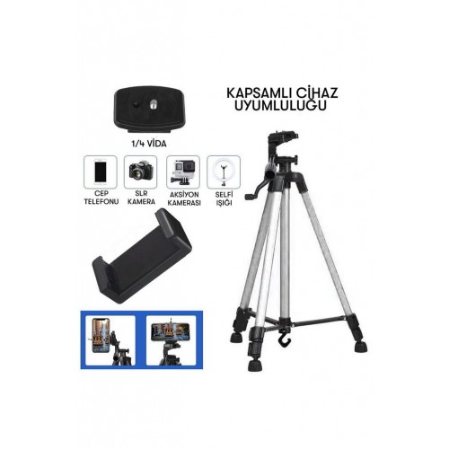 Newface 3366 Tripod - Gümüş Newface 3366 Tripod - Gümüş