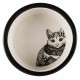 Trixie Kedi Seramik Mama Su Kabı Beyaz Siyah