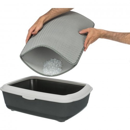 Trixie Kedi Tuvalet Paspası Çift Katlı 40x55cm Gri Trixie Kedi Tuvalet Paspası Çift Katlı 40x55cm Gri