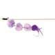 Trixie Kedi Oltası Peluş Pompom Top Valerianlı 40cm Trixie Kedi Oltası Peluş Pompom Top Valerianlı 40cm
