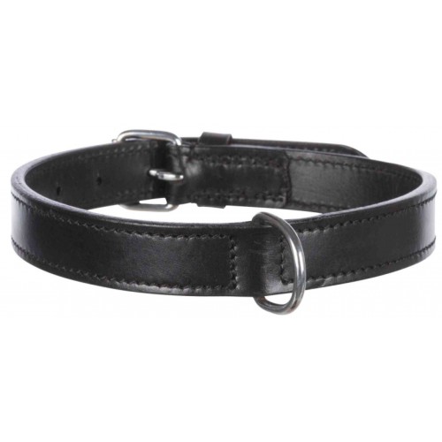 Trixie Köpek Boyun Tasması Gerçek Deri 52-63cm 30mm L-XL Siyah