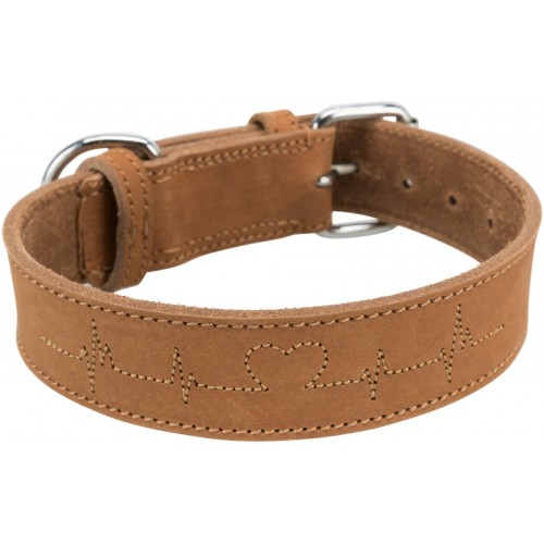 Trixie Köpek Boyun Tasması Kalın Deri 38-47cm 40mm M Kahverengi Trixie Köpek Boyun Tasması Kalın Deri 38-47cm 40mm M Kahverengi