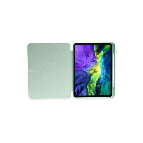Newface Samsung Galaxy T970 Tab S7 Plus 12.4 Kılıf Kalemlikli Mars Tablet Kılıfı - Açık Yeşil Newface Samsung Galaxy T970 Tab S7 Plus 12.4 Kılıf Kalemlikli Mars Tablet Kılıfı - Açık Yeşil