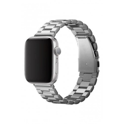 Newface Apple Watch 42mm Metal Baklalı Kordon - Gümüş Newface Apple Watch 42mm Metal Baklalı Kordon - Gümüş