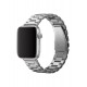 Newface Apple Watch 44mm Metal Baklalı Kordon - Gümüş
