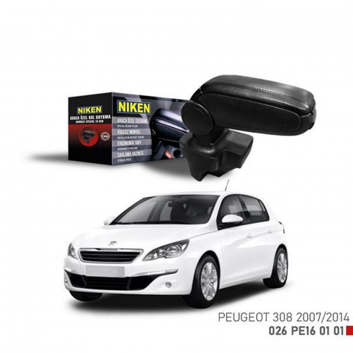 ARACA ÖZEL KOL DAYAMA SİYAH PEUGEOT 308 07-13 ARACA ÖZEL KOL DAYAMA SİYAH PEUGEOT 308 07-13