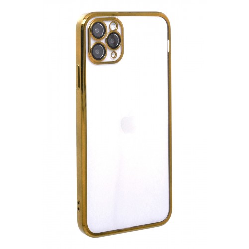 Newface iPhone 11 Pro Kılıf Razer Lensli Silikon - Gold Newface iPhone 11 Pro Kılıf Razer Lensli Silikon - Gold