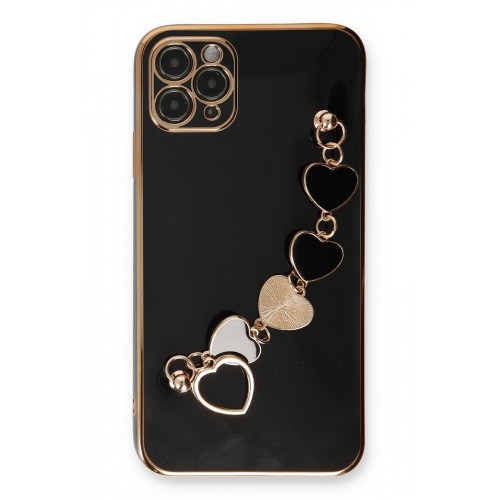 Newface iPhone 11 Pro Max Kılıf Esila Silikon - Siyah Newface iPhone 11 Pro Max Kılıf Esila Silikon - Siyah