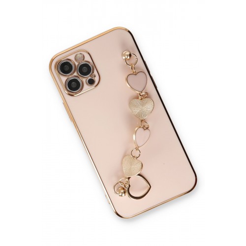 Newface iPhone 12 Pro Kılıf Esila Silikon - Pudra Newface iPhone 12 Pro Kılıf Esila Silikon - Pudra