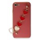 Newface iPhone 8 Kılıf Esila Silikon - Kırmızı Newface iPhone 8 Kılıf Esila Silikon - Kırmızı