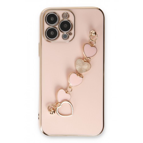 Newface iPhone 14 Pro Kılıf Esila Silikon - Pudra Newface iPhone 14 Pro Kılıf Esila Silikon - Pudra