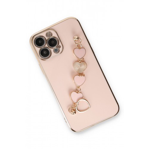 Newface iPhone 14 Pro Kılıf Esila Silikon - Pudra Newface iPhone 14 Pro Kılıf Esila Silikon - Pudra