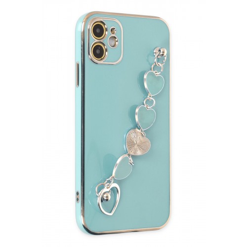 Newface iPhone 11 Kılıf Esila Silikon - Su Yeşili Newface iPhone 11 Kılıf Esila Silikon - Su Yeşili